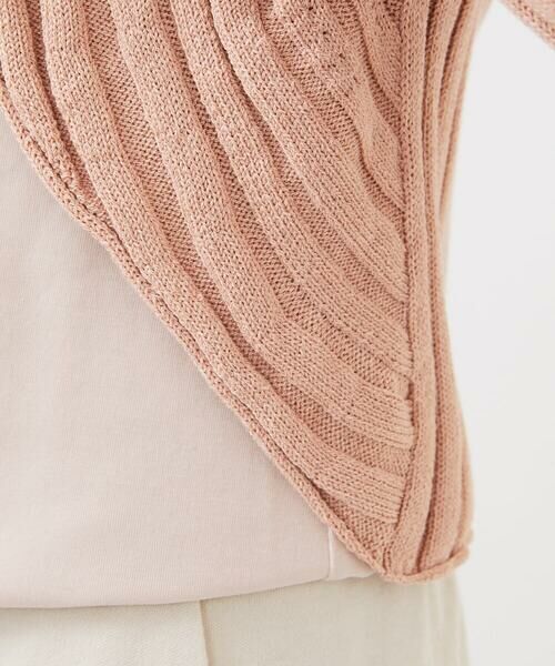 Sybilla / シビラ カーディガン・ボレロ | ワイドリブボレロ | 詳細7