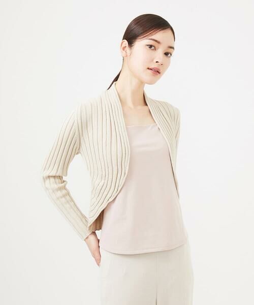 Sybilla / シビラ カーディガン・ボレロ | ワイドリブボレロ | 詳細10