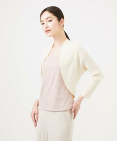 Sybilla / シビラ カーディガン・ボレロ | 切り替えリブボレロカーディガン