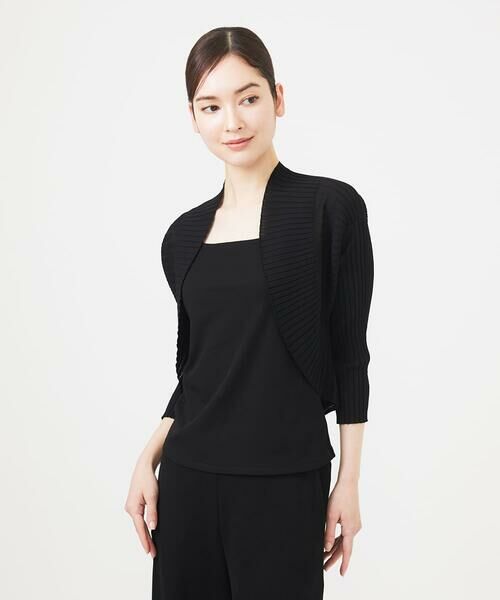 Sybilla / シビラ カーディガン・ボレロ | 切り替えリブボレロカーディガン | 詳細4