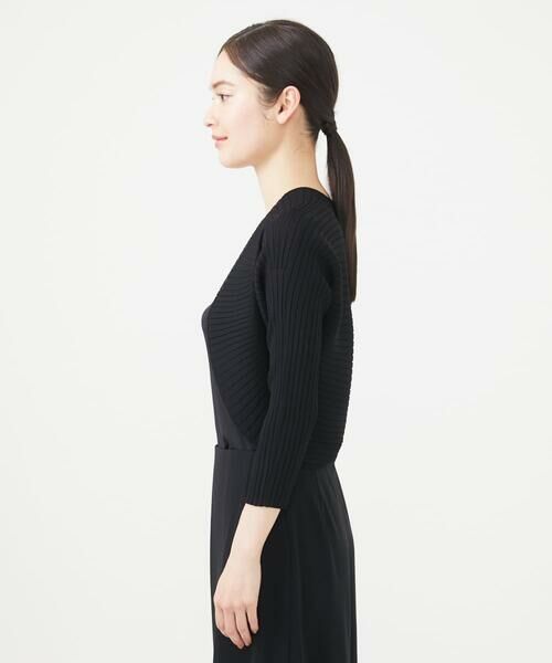 Sybilla / シビラ カーディガン・ボレロ | 切り替えリブボレロカーディガン | 詳細6