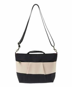 Sybilla / シビラ ショルダーバッグ | 【2WAY】タックデザインコンパクトバッグ