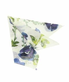 Sybilla / シビラ ハンカチ | 水彩フラワープリントハンカチ