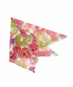 Sybilla / シビラ ハンカチ | ローズフラワープリントハンカチ