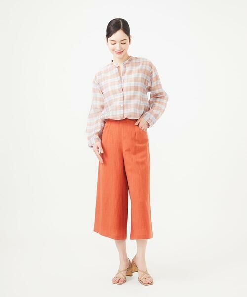 Sybilla / シビラ シャツ・ブラウス | 先染めチェックバンドカラーブラウス | 詳細2