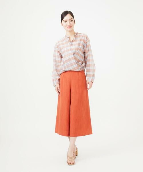 Sybilla / シビラ シャツ・ブラウス | 先染めチェックバンドカラーブラウス | 詳細3