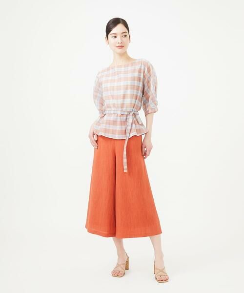 Sybilla / シビラ シャツ・ブラウス | 先染めチェックドルマンスリーブブラウス | 詳細10