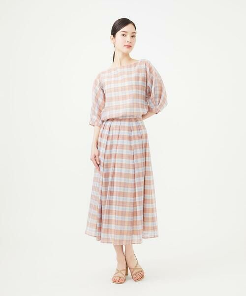 Sybilla / シビラ シャツ・ブラウス | 先染めチェックドルマンスリーブブラウス | 詳細11