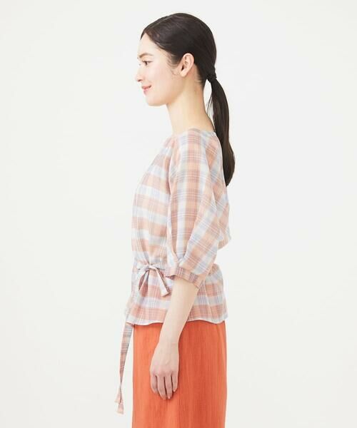 Sybilla / シビラ シャツ・ブラウス | 先染めチェックドルマンスリーブブラウス | 詳細2