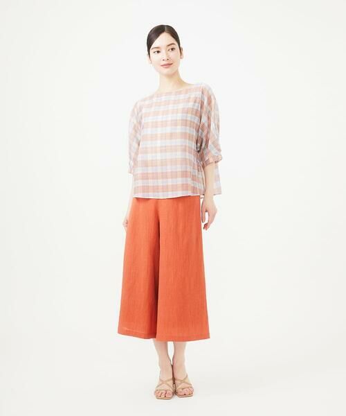Sybilla / シビラ シャツ・ブラウス | 先染めチェックドルマンスリーブブラウス | 詳細9