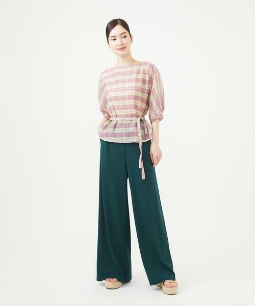 Sybilla / シビラ シャツ・ブラウス | 先染めチェックドルマンスリーブブラウス | 詳細14