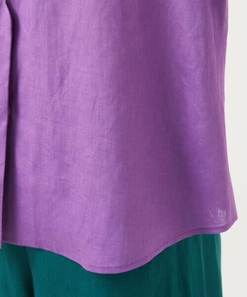 Sybilla / シビラ シャツ・ブラウス | ウェーブデザインリネンブラウス | 詳細11