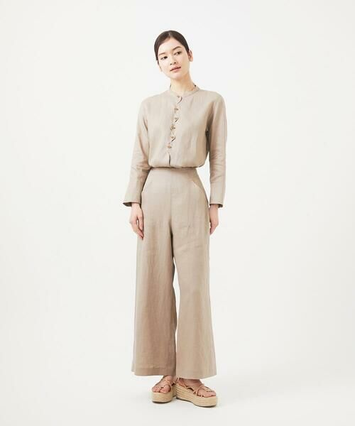 Sybilla / シビラ シャツ・ブラウス | ウェーブデザインリネンブラウス | 詳細15