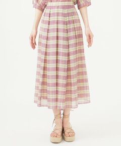 Sybilla / シビラ ロング・マキシ丈スカート | 先染めチェックスカート