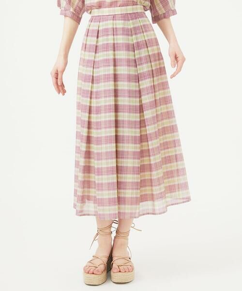 Sybilla / シビラ ロング・マキシ丈スカート | 先染めチェックスカート | 詳細12