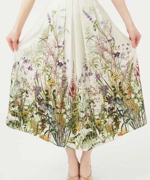 Sybilla / シビラ ロング・マキシ丈スカート | ボタニカルフラワープリントスカート | 詳細10