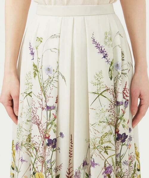 Sybilla / シビラ ロング・マキシ丈スカート | ボタニカルフラワープリントスカート | 詳細5