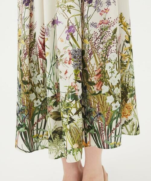 Sybilla / シビラ ロング・マキシ丈スカート | ボタニカルフラワープリントスカート | 詳細8