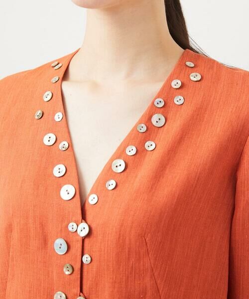Sybilla / シビラ セットアップ | シェルボタンブラウスジャケット | 詳細5