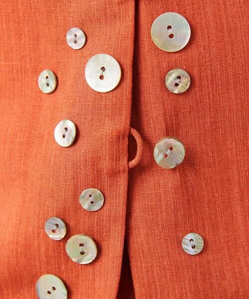 Sybilla / シビラ セットアップ | シェルボタンブラウスジャケット | 詳細9