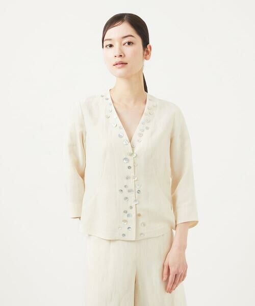 Sybilla / シビラ セットアップ | シェルボタンブラウスジャケット | 詳細13