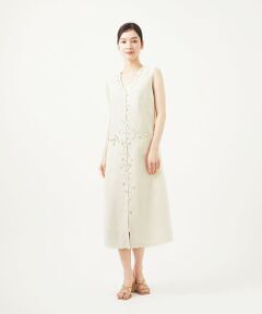 Sybilla / シビラ ロング・マキシ丈ワンピース | シェルボタンジレドレス