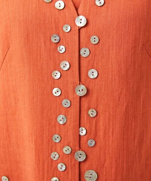 Sybilla / シビラ ロング・マキシ丈ワンピース | シェルボタンジレドレス | 詳細7