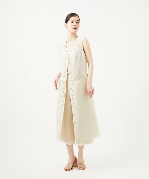 Sybilla / シビラ ロング・マキシ丈ワンピース | シェルボタンジレドレス | 詳細18