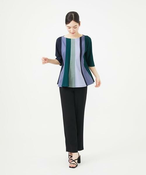 Sybilla / シビラ カットソー | パッチワークストライプカットソー | 詳細10