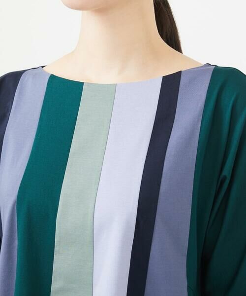 Sybilla / シビラ カットソー | パッチワークストライプカットソー | 詳細5
