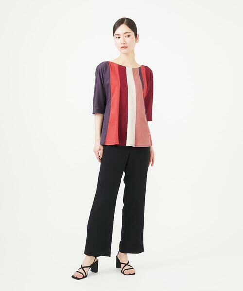 Sybilla / シビラ カットソー | パッチワークストライプカットソー | 詳細12