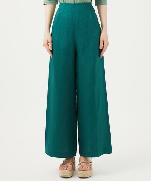 Sybilla / シビラ その他パンツ | 平織りリネンワイドパンツ | 詳細1