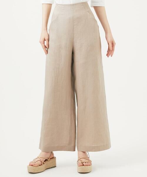 Sybilla / シビラ その他パンツ | 平織りリネンワイドパンツ | 詳細12
