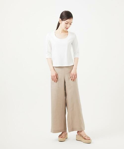 Sybilla / シビラ その他パンツ | 平織りリネンワイドパンツ | 詳細14