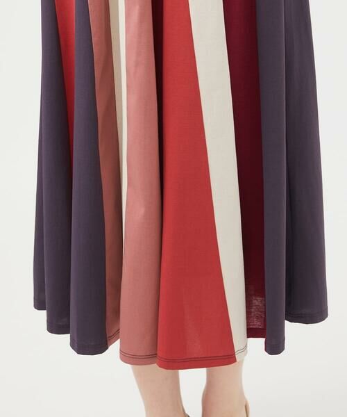 Sybilla / シビラ ロング・マキシ丈ワンピース | パッチワークストライプドレス | 詳細10