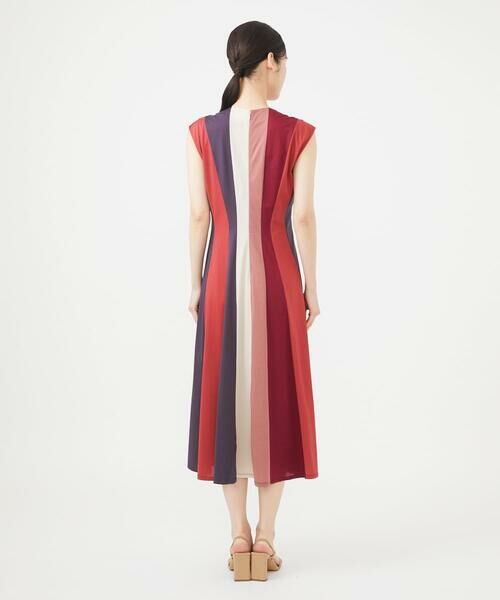 Sybilla / シビラ ロング・マキシ丈ワンピース | パッチワークストライプドレス | 詳細6