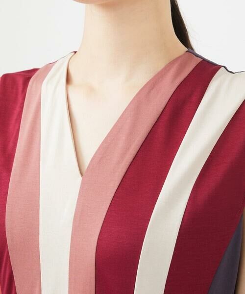 Sybilla / シビラ ロング・マキシ丈ワンピース | パッチワークストライプドレス | 詳細7