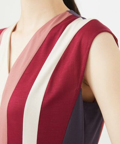 Sybilla / シビラ ロング・マキシ丈ワンピース | パッチワークストライプドレス | 詳細8