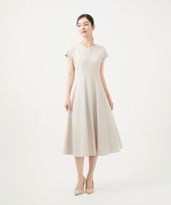 Sybilla / シビラ ロング・マキシ丈ワンピース | 切り替えデザインジャージードレス