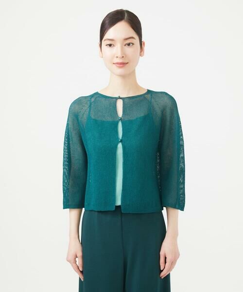 Sybilla / シビラ カーディガン・ボレロ | ペーパーヤーンショートカーディガン | 詳細2