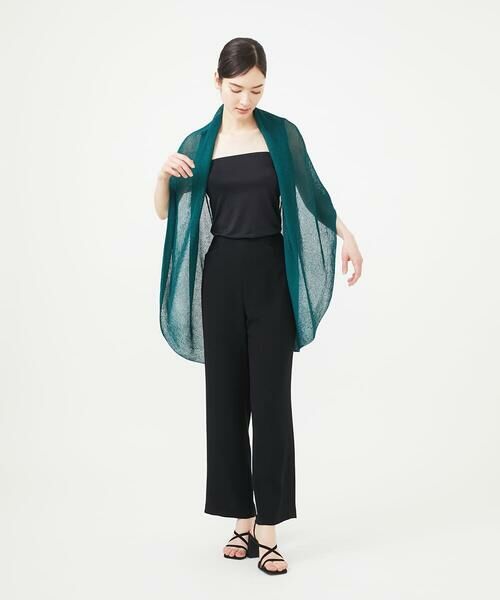 美品✨異素材 ベスト ドレープ サテン カットソー ジレ ファビアナフィリッピ リネン混ドレープニットジレ(ベスト・ジレ) | Sybilla(シビラ