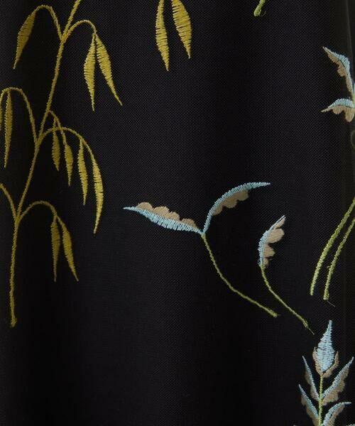 Sybilla / シビラ ドレス | リーフチュール刺繍ドレス | 詳細11