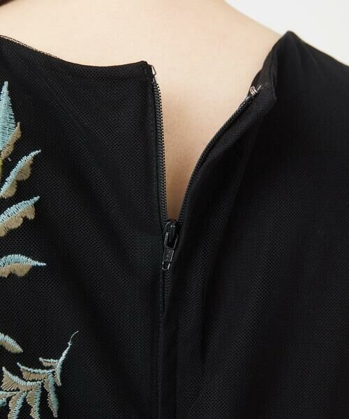 Sybilla / シビラ ドレス | リーフチュール刺繍ドレス | 詳細9