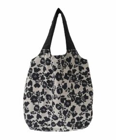 Sybilla / シビラ トートバッグ | モノトーンフラワープリントエコバッグ