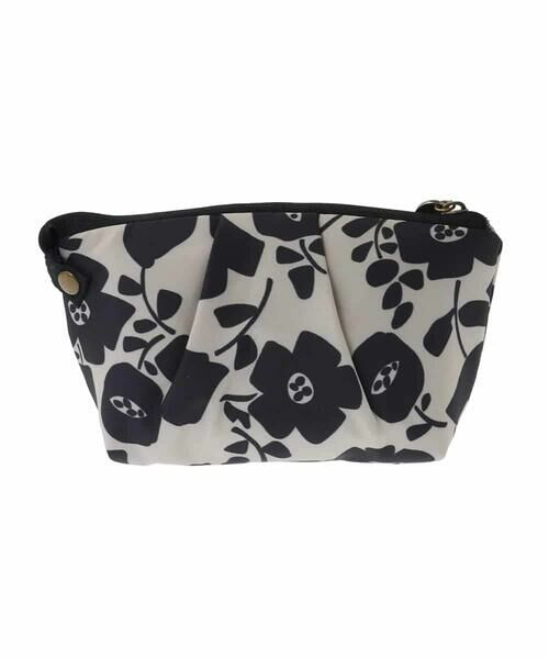 Sybilla / シビラ ポーチ | モノトーンフラワープリントミニポーチ | 詳細2