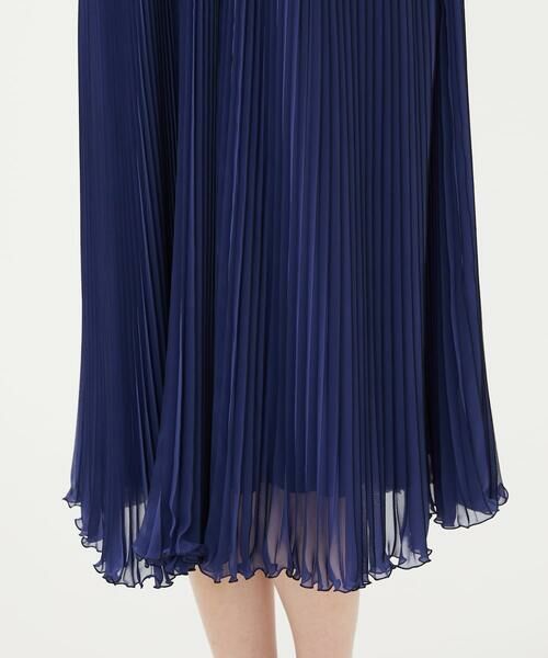 Sybilla / シビラ ドレス | バイカラープリーツドレス | 詳細10