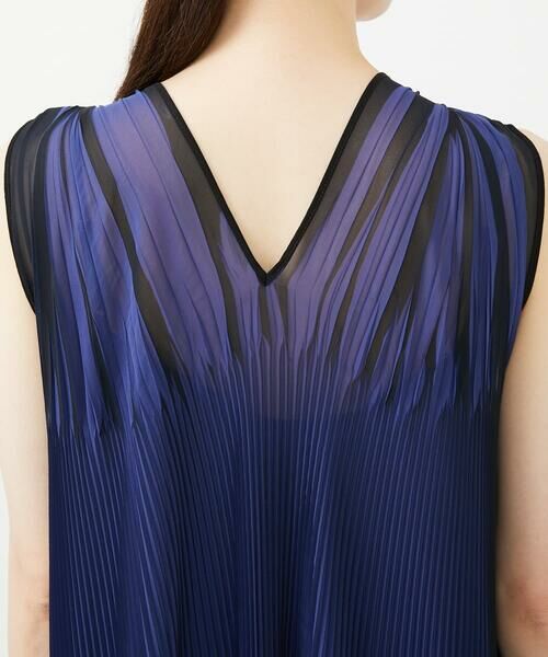 Sybilla / シビラ ドレス | バイカラープリーツドレス | 詳細8