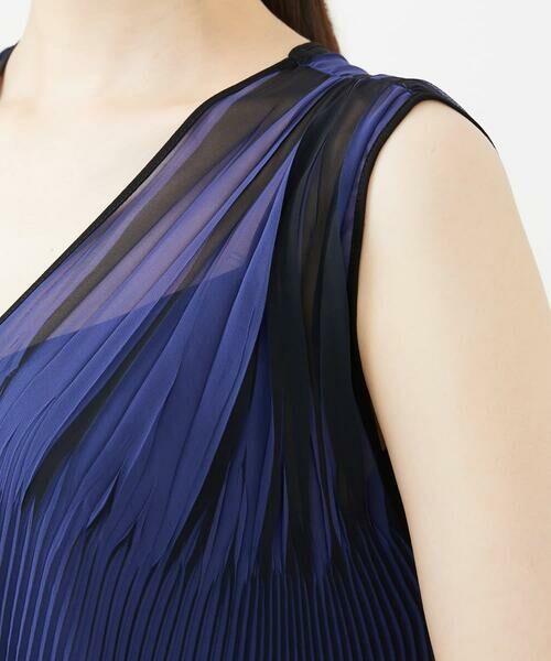 Sybilla / シビラ ドレス | バイカラープリーツドレス | 詳細9