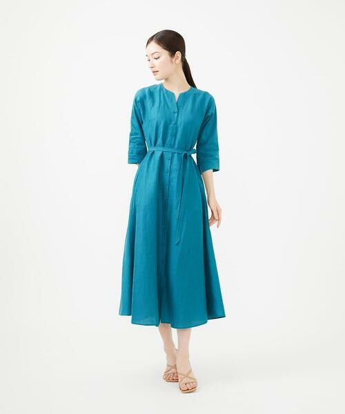 Sybilla/シビラ カールマイヤードレス ターコイズ L Sybilla/シビラ カールマイヤードレス ターコイズ L