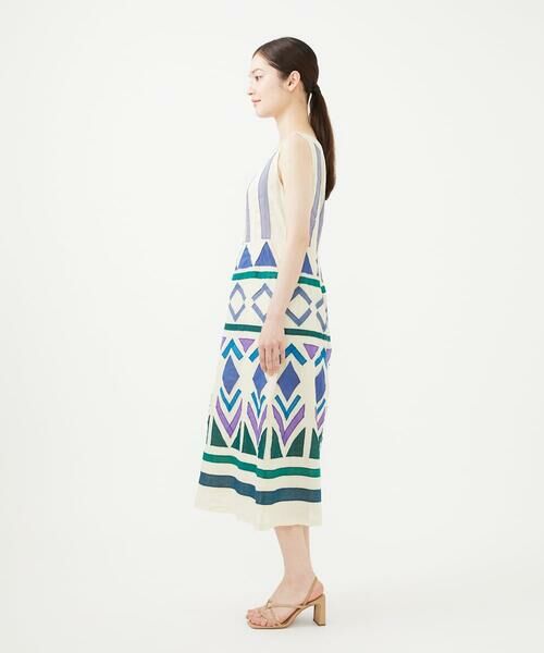 Sybilla / シビラ ロング・マキシ丈ワンピース | モザイクアップリケドレス | 詳細3